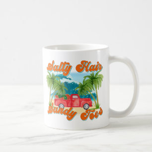 Salty Hair, Sandy Toes   Tropeninsel Kaffeetasse