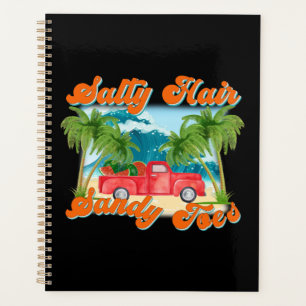 Salty Hair, Sandy Toes Tropischer Lkw & Strand Planer