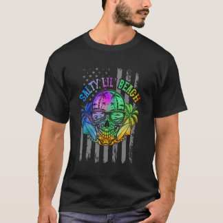 Salty Lil'Beach Skull Beach Sonnenbrille Palmen Bä T-Shirt