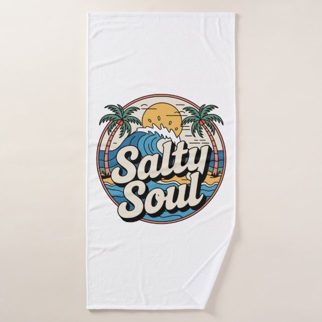 Salty Soul Badehandtuch (Badehandtuch)