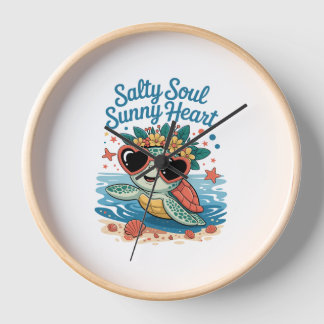 Salty Soul Sunny Heart Turtle Summer Uhr