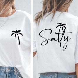 Salty Summer Vibes Palm Tree T-Shirt