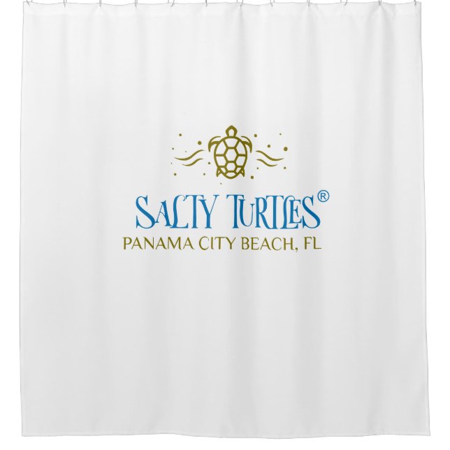 Salty Turtles® Duschvorhang (Vorderseite)