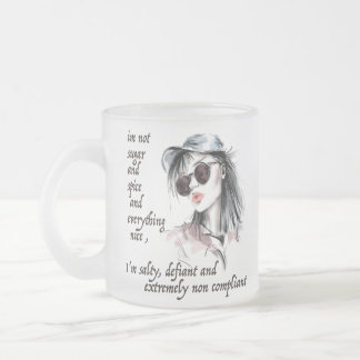 Salty und Defiant Mattglastasse