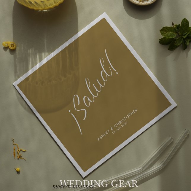 ¡Salud! Goldmindestwert für jeden Occasion Cocktai Serviette (Von Creator hochgeladen)