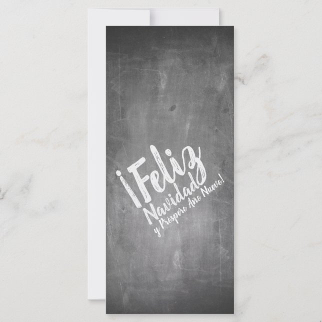 Saludos De Navidad en La Pizarra (Vorderseite)