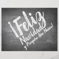 Saludos De Navidad en La Pizarra