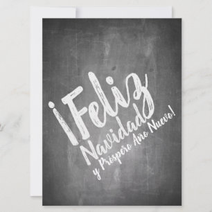 Saludos De Navidad en La Pizarra