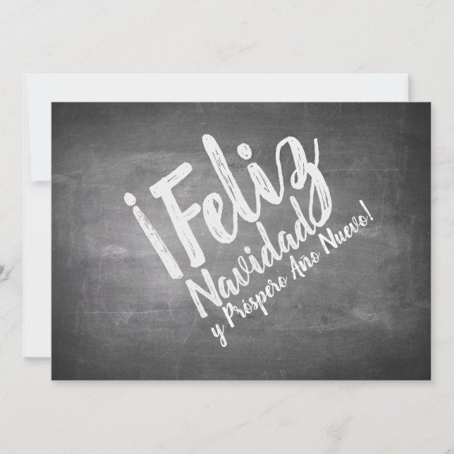 Saludos De Navidad en La Pizarra (Vorderseite)