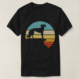Saluki-Besitzer Retro Vintage 60er 70er Hunde-Lieb T-Shirt
