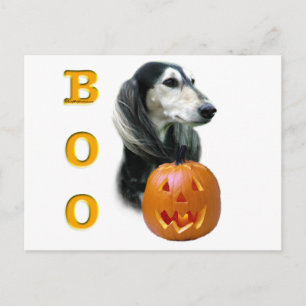 Saluki Boo Postkarte