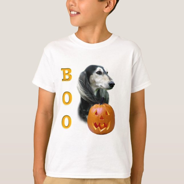 Saluki Boo T-Shirt (Vorderseite)