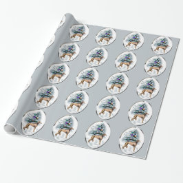 Saluki Christmas Geschenkpapier