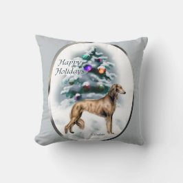 Saluki Christmas Kissen