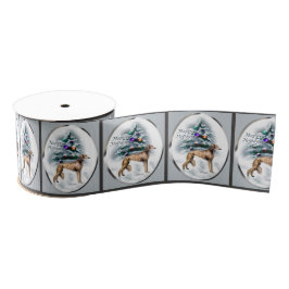 Saluki Christmas Ripsband