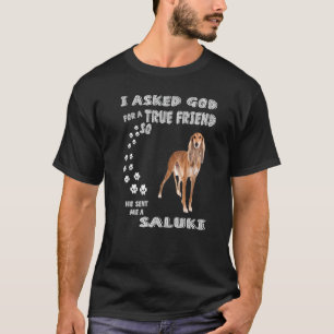 Saluki Dog Quote Mama Saluki Sprichwort Vater Kost T-Shirt