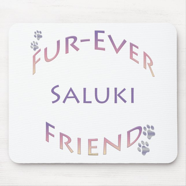 Saluki Furever Friend Mousepad (Vorne)