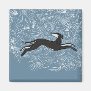Saluki Greyhound Magnet