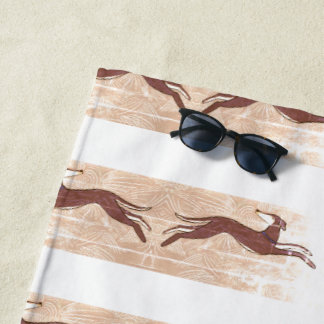Saluki Greyhound Strandtuch