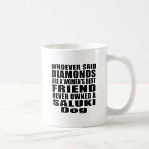 SALUKI HUNDEbester FREUND-ENTWÜRFE Kaffeetasse
