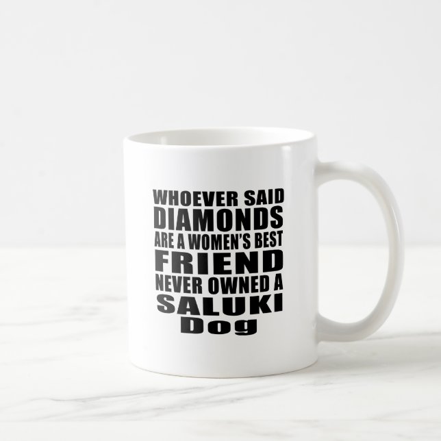 SALUKI HUNDEbester FREUND-ENTWÜRFE Kaffeetasse (Rechts)