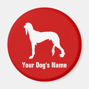 Saluki oder Gazelle Hound (oder Gazelle Hound)キ Magnet