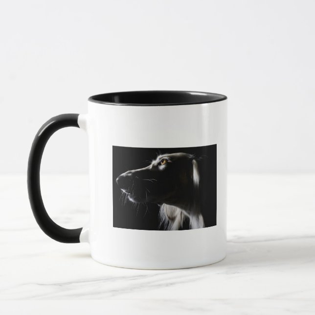 Saluki, Porträt Tasse (Links)