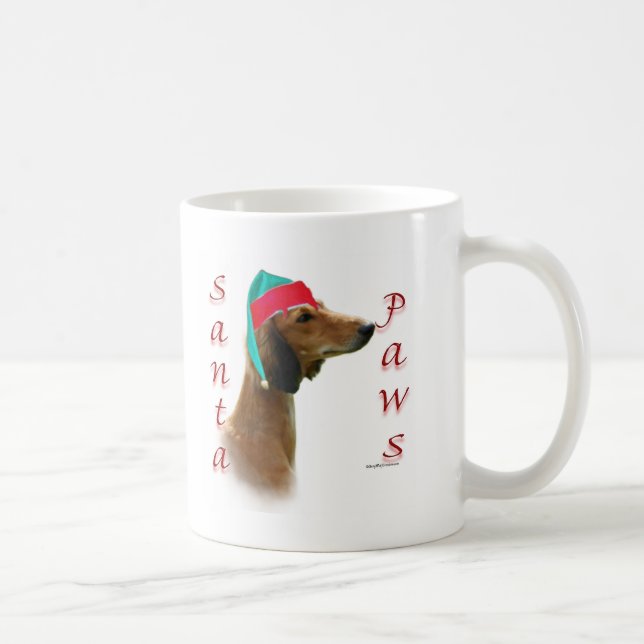 Saluki Santa Paws Kaffeetasse (Rechts)