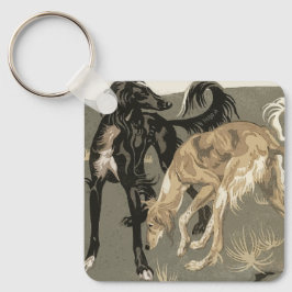Saluki Schlüsselanhänger