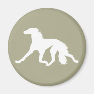 Saluki-Silhouette Magnet