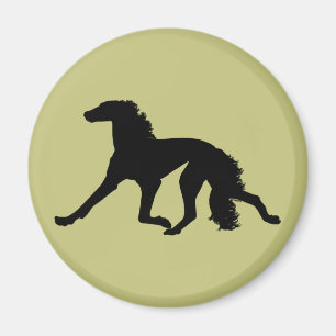 Saluki-Silhouette Magnet