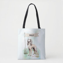 Saluki-Wasserfarbe Personalisierte Hund