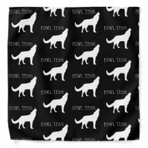 Salut, Bandana noire pour chien