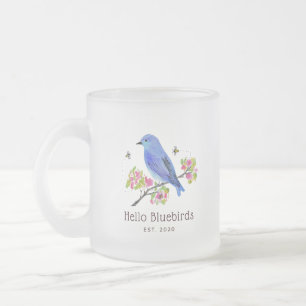 Salut Bluebirds Mug - Verre congelé