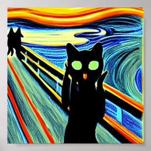 Salut ! Chat ! Poster