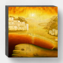 "Salut" - Moyen-Orient, Orient Sunset Peinture