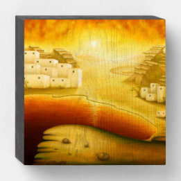 "Salut" - Moyen-Orient, Orient Sunset Peinture
