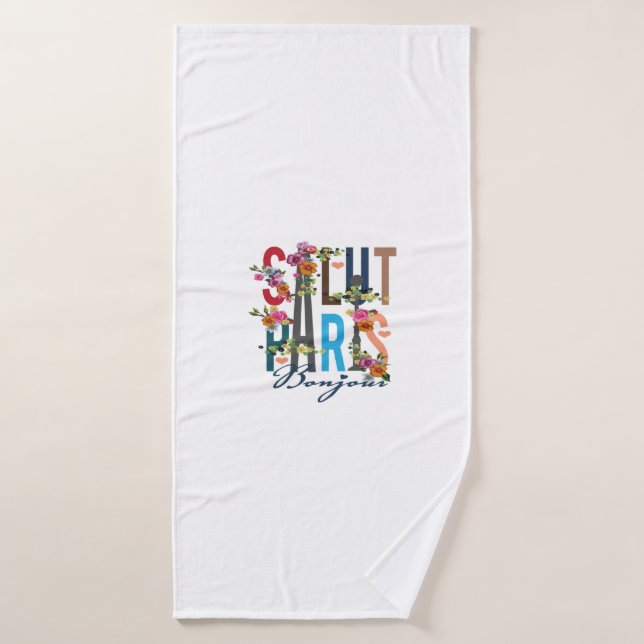 salut paris (Serviette de bain)