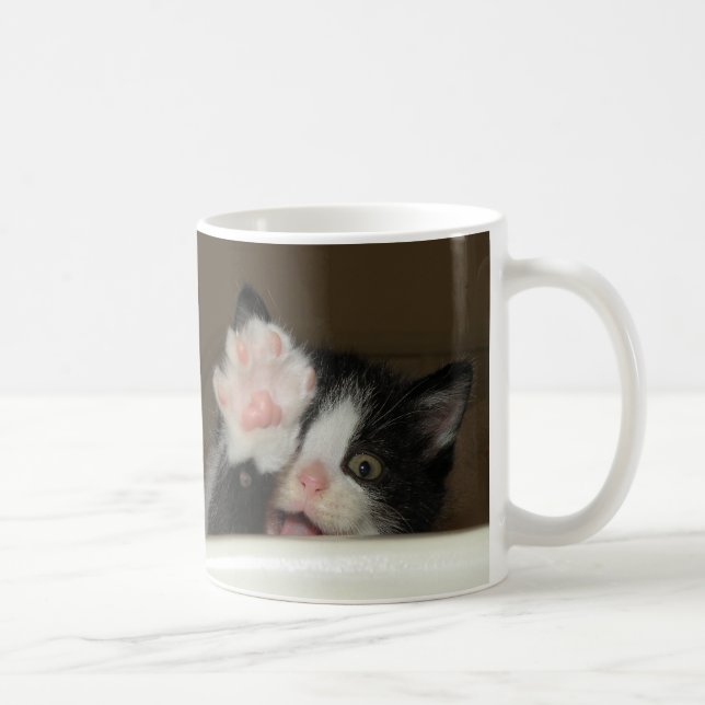 "Salut !" tasse de chaton (Droite)