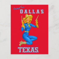 Salutation de Dallas Texas  Carte postale