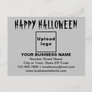 Salutation d'Halloween d'affaires sur carte postal
