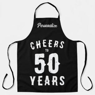 Salutations à 50 ans cool 50e anniversaire tablier