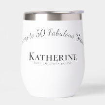 Salutations à 50 Fabuleuses Années ! Cadeau d'anni