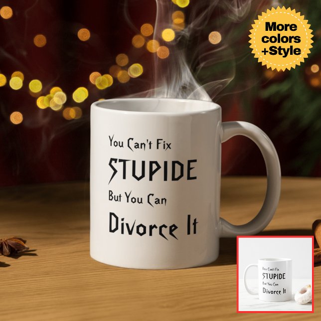Salutations aux nouveaux débuts ! Mug de divorce p (Cheers to New Beginnings! Customizable Divorce Mug - Perfect Funny Divorce Gift for Divorce Parties)
