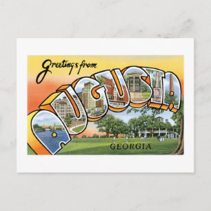 Salutations d'Augusta, GA ! Carte postale
