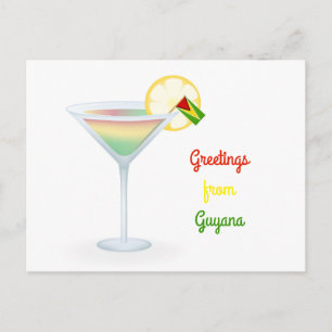 Salutations de carte de vacances de cocktail de la