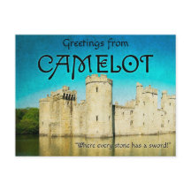Salutations de Cartes postales de Camelot