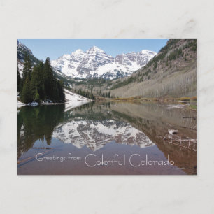 Salutations de Colorado Carte postale