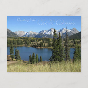 Salutations de Colorado Carte postale
