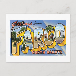 Salutations de Fargo, Dakota du Nord ! Carte posta